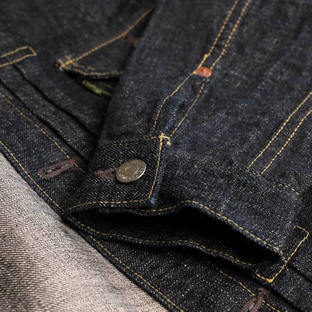 détail manche flâneurs-FOB-FACTORY-F2378-G3-Denim-2nd-Jacket