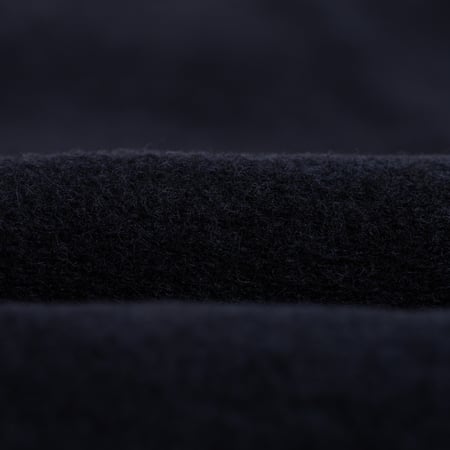 Navy Wool Fleece Field Jacket