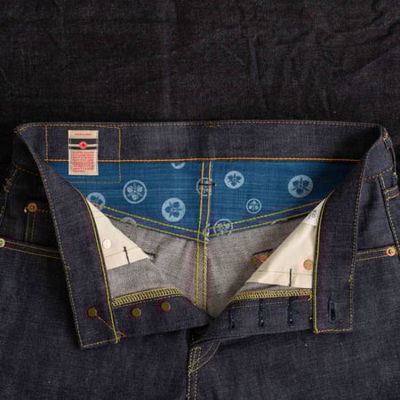 0405-40 High Tapered 14.7oz Legacy Blue Denim