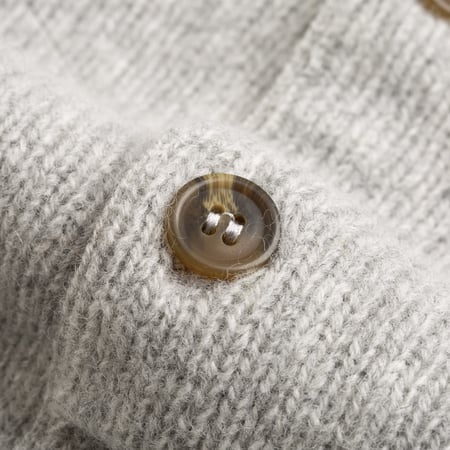 Harley of Scotland wool cardigan with button-down loungers