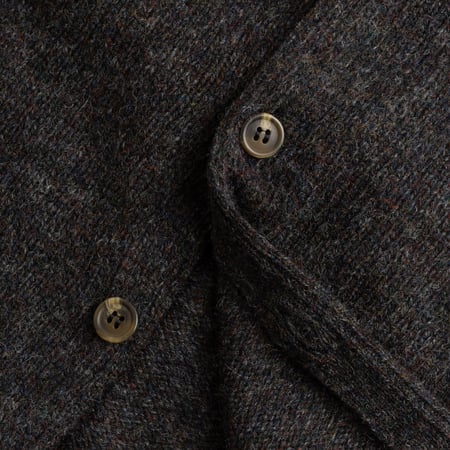 cardigan laine Harley of Scotland flâneurs-smoulder inside