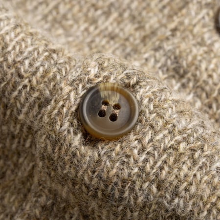 cardigan laine Harley of Scotland flâneurs-mushroom bouton