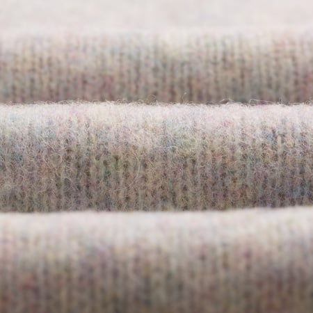 HARLEY OF SCOTLAND pull Shaggy Crew Neck Ugie Pearl flâneurs-closeup