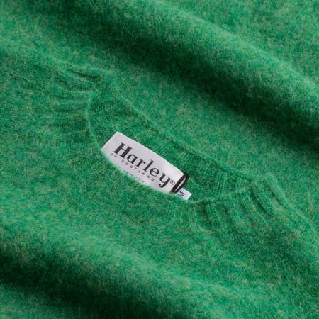 HARLEY OF SCOTLAND pull Shaggy Crew Neck Pixie flâneurs-label