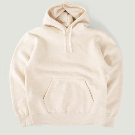 vignette BEAMS PLUS Sweat Pullover Hoodie Raised Back Oatmeal
