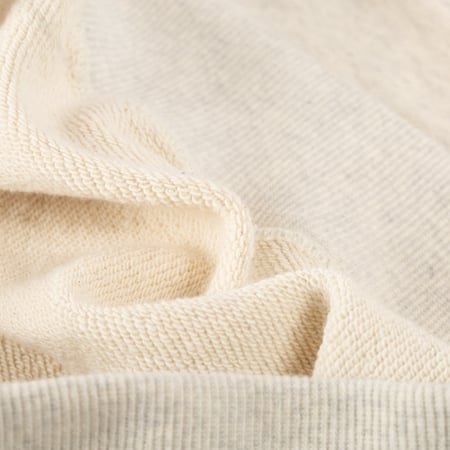 Beams Plus FW24 Flâneurs Sweat Half Zip Oatmeal Inside