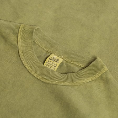 col rond flâneurs-XX-DEVELOPMENT-SURE-MFG-7,5oz-Pocket-Teeshirt-manches-courtes-mods green