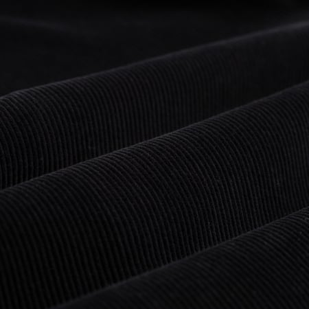 Portuguese Flannel Flaneurs Velvet Shirt - Lobo Black Fabric