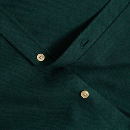 shirt fabric-velvet-loafers-PORTUGUESE FLANNEL-Teca Shirt-Green