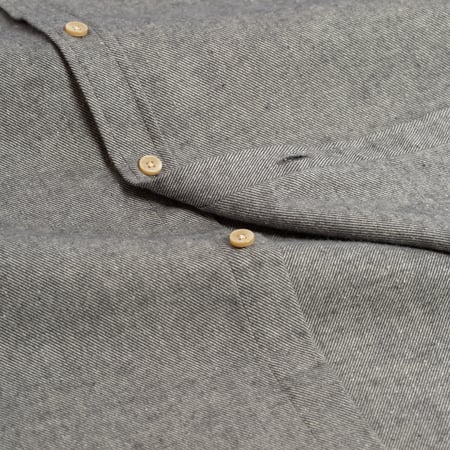Portuguese Flannel Teca Shirt in Light Grey Fabric