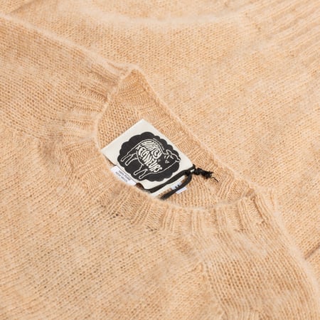 HARLEY OF SCOTLAND X FLÂNEURS Malt Shaggy Crew Neck Sweater