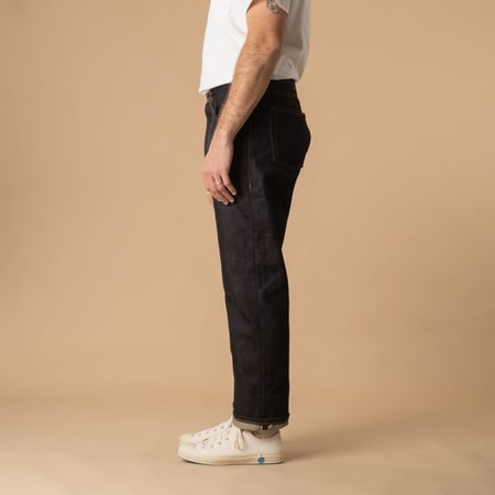 Jeans-NAKED & FAMOUS-TrueGuy All Natural Foxfibre® Selvedge-de-profil