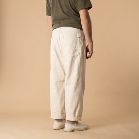 F0530 Cotton Duck Work Pants Ecru