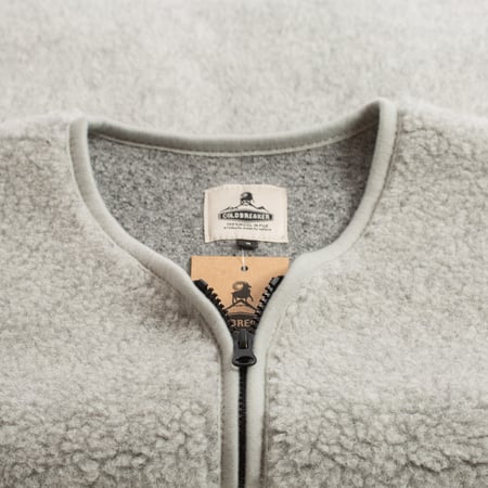Coldbreakers Pepitko Ultralight Light Grey Sleeveless Wool Jacket (2)