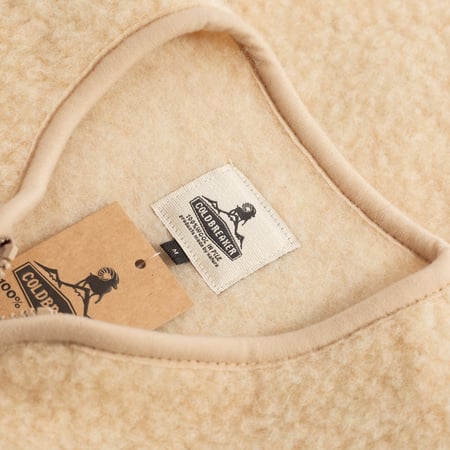 tag-flâneurs-COLDBREAKER-sleeveless wool jacket-Pepitko beige