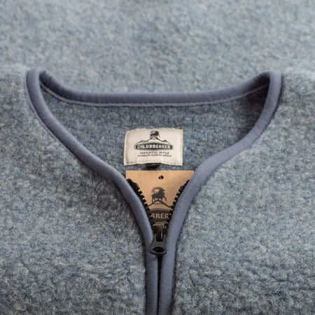 Coldbreaker Sleeveless Wool Jacket - Pepitko Ultralight Denim Grey