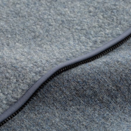 COLDBREAKER wool flâneurs - Pepitko Ultralight sleeveless wool jacket in denim grey