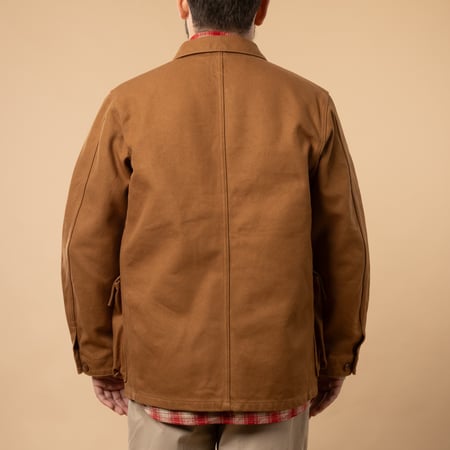 flâneurs-FOB-FACTORY-F2448-Heavy-Cotton-Twill-Hunting-Jacket-khaki-de-dos