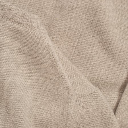 Sweater Mooncastle - Japanese Sweater - Wool and Cashmere - Round Neck Beige-Gray (2)