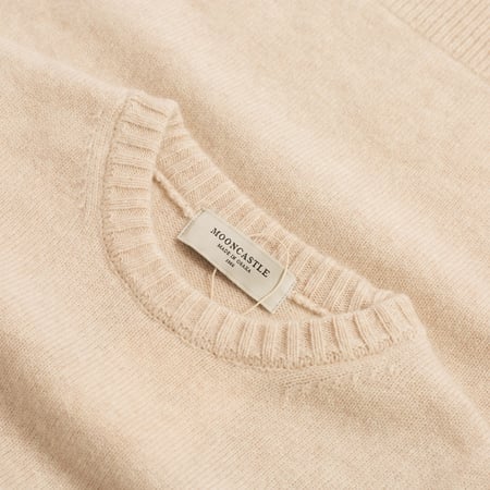 col flâneurs-Mooncastle-Japanese Sweater-Wool and Cashmere-Round Neck Natural-3
