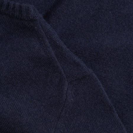 sweater strollers-Mooncastle-Japanese Sweater-Wool and Cashmere-Round Neck navu blue