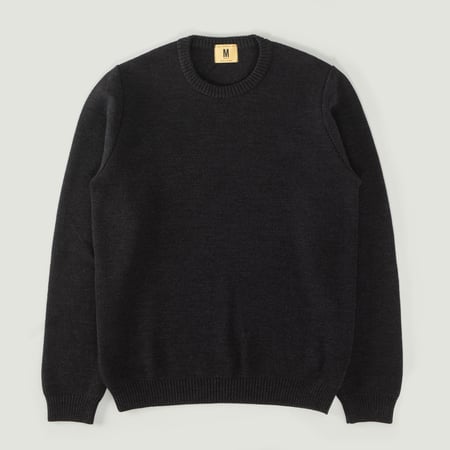 Pull Col Rond Youri Anthracite