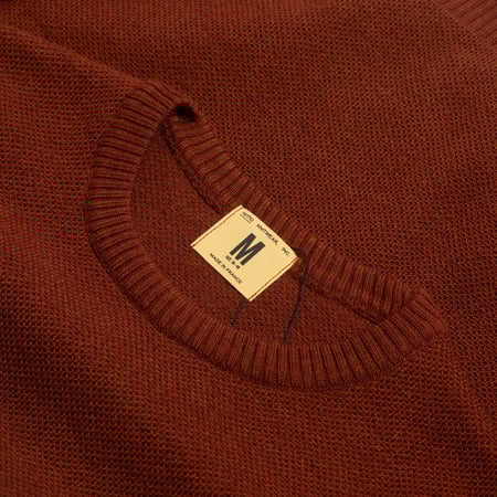 NITTO KNITWEAR Youri Brick-Colored Sweater