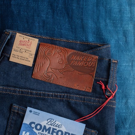 leather patch flâneurs-naked and famous denim-SuperGuy Blue Comfort Stretch Selvedge (4)