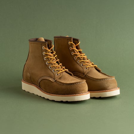 chaussures RED WING SHOES boots Classic Moc Toe 8881 Olive Mohave