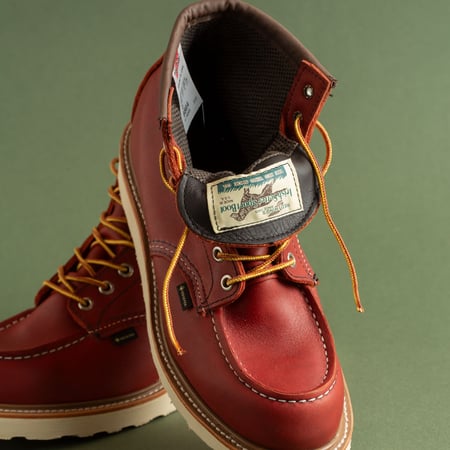 chaussures goretex-RED-WING-SHOES-boots-Gore-Tex-Moc-Toe-8864-Russet-Taos