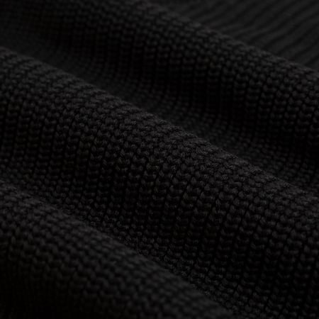 Wool Flâneurs Sweater - BATONER Signature Turtle Neck - Black
