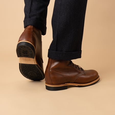 photos flâneurs RED WING SHOES Beckman 9422 Cigar Excalibur de dos