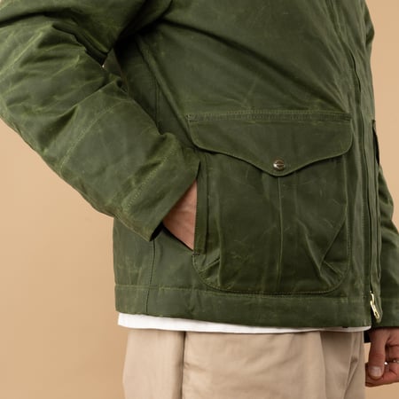 Manufacture Ceccarelli Blazer Coat Light Green Pocket Detail