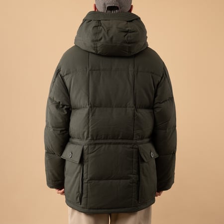 Frizmworks Karakoram Down Parka Dark Green - Back View