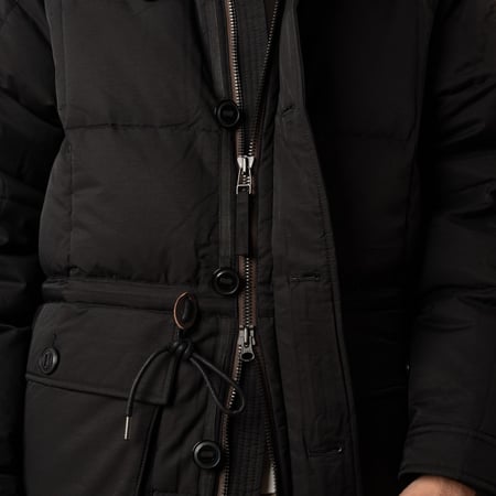 FRIZMWORKS Karakoram Down Parka Black Double Zip Images