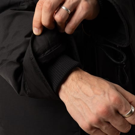 FRIZMWORKS Karakoram Down Parka Black with sleeve