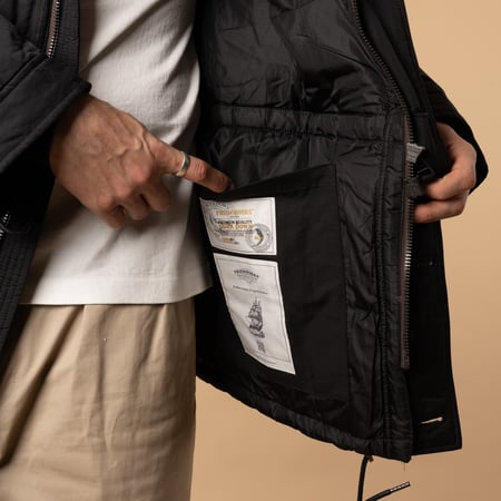 FRIZMWORKS Karakoram Down Parka Black Inside Images