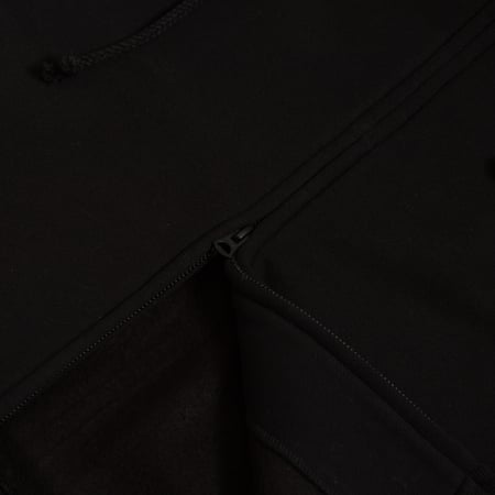 Vignettes-flâneurs-sweat-zippé-Jackman-noir Nap Sweat Parka Black zipper