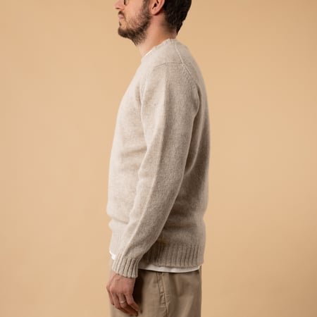 Pull Supersoft Lambswool "Aryan" Putty