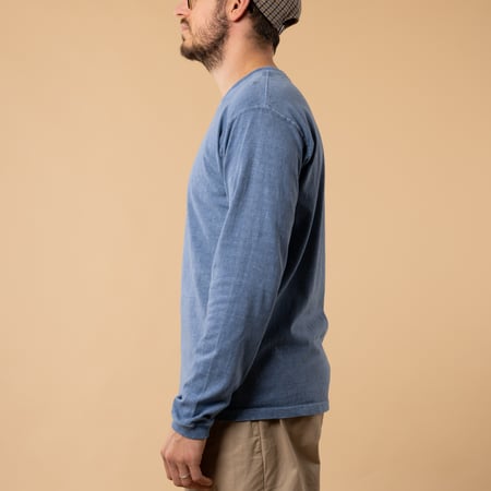 GOOD-ON loafers long sleeve crew tee shirt - Profile view of P Ajisan