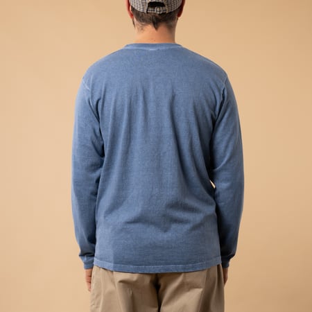 GOOD-ON loafers long sleeve crew tee P Ajisan back view