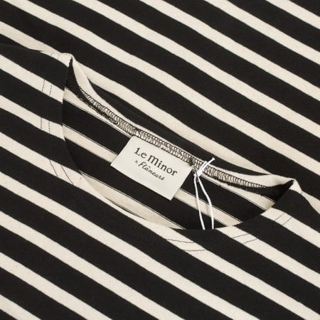 Le Minor x Flâneurs Marinière Loose Noir/Écru