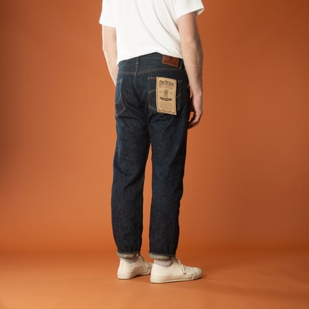 622ZR-ECRU 20oz Secret Denim Ecru Weft Relaxed Tapered