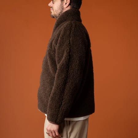 image-portée-de-profil-Colbreaker-x-Flâneurs-brown-fleece-wool-pile-1