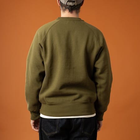 XX DEVELOPMENT  SURE MFG Awesome Crewneck Sweatshirt Highland green porté de dos