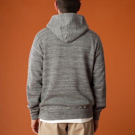 image flâneurs porté back dubble works-vignette flâneurs DUBBLE WORKS Loop Wheel Hoodie