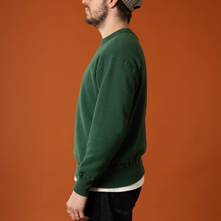 11oz Tsuriami Loopwheel Sweatshirt Green