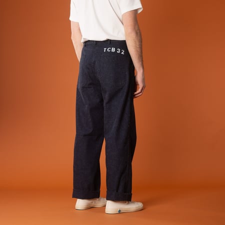 images portées flâneurs TCB jeans-Seamens-Trousers side