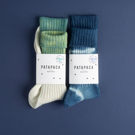image flâneurs chaussettes Patapaca laine