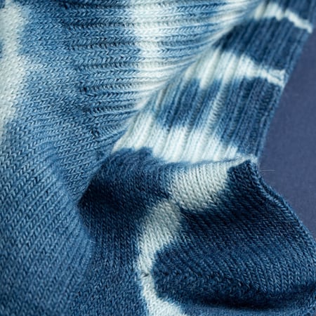 Shibori Indigo Socks